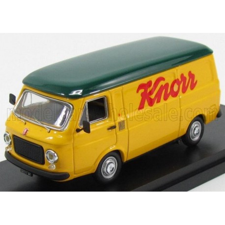 Fiat 238 Van Knorr 1974 Yellow and Green Rio Models 4500