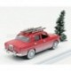 Alfa Romeo Giulietta TI winter holidays with ski 1957 Red Rio Models 4615