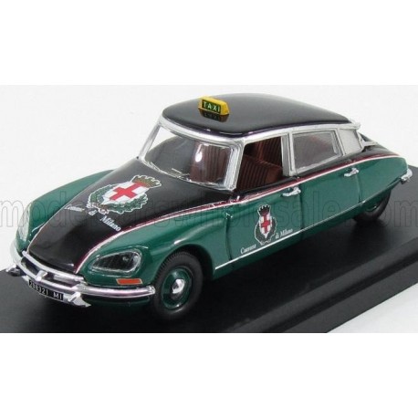 Citroen DS21 Pallas Taxi Milano 1970 Green Rio Models 4506
