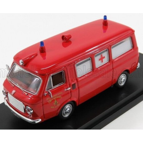 Fiat 238 Ambulance Fire Engine Ambulance Red Rio Models 414104