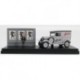 Fiat Ballila bus publicitaire with figure diorama 1932 Grey Black Rio Models 4364/P