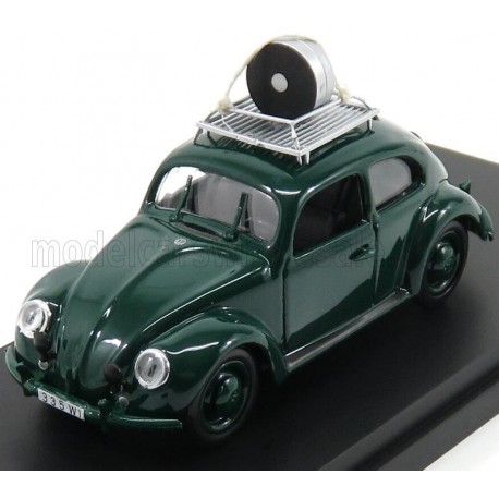 Volkswagen Beetle Maggiolino Wiesbaden Police Speed Control 1957 Black Rio Models 4556
