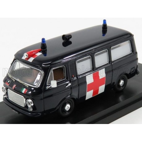 Fiat 238 Ambulance Carabineri Police Dark Blue Rio Models 414108