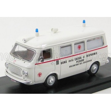 Fiat 238 Van Ambulance - Caisse d'épargne de Pesaro White Rio Models 4324