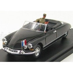 Citroen DS Cabriolet with figure General De Gaulle 1959 Black Rio Models 4212/P