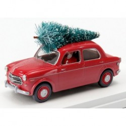 Fiat 1100/103 - Christmas Edition 2020 - With Figure Santa Claus 1954 Red Rio Models 4637/P