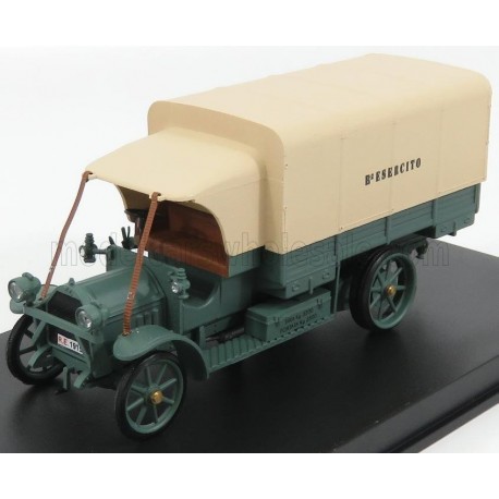 Fiat 18BL Truck Armée Italienne 1918 Green and Cream Rio Models 4566