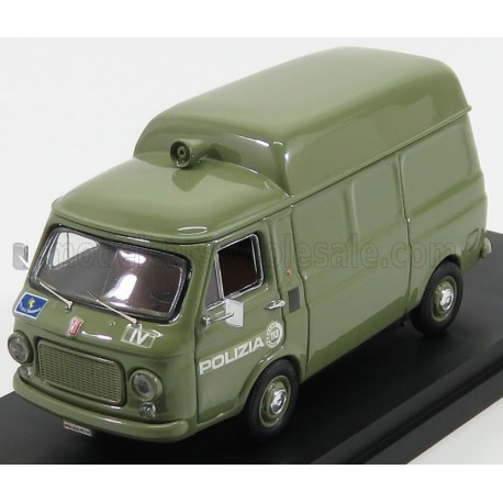 Fiat 238 Van Police 1972 Green Rio Models 4578