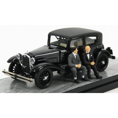 Alfa Romeo 1750 6C with Gabriele d'Annunzilo and Tazio Nuvolari Figures 1932 Black Rio Models 4639/P