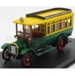 Fiat 18BL Autobus Bracigiano - Camarelle 1906 Green Yellow Rio Models 4433