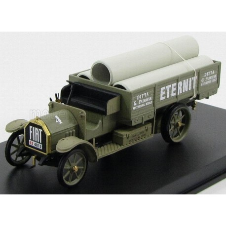 Fiat 18 BL Truck Autocarro Impresa Edile - Eternit 1916 Green Rio Models 4354