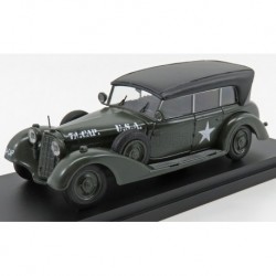 Mercedes Benz 770W Cabriolet Closed USA Army 1945 Military Green and Black Rio Models 4623