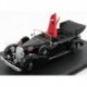 Mercedes Benz 770K Cabriolet Nuremberg Parade Hitler with figure 1938 Black Rio Models 4557/P