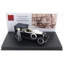 Isotta Fraschini 8A Torpedo by Fleetwood Rodolfo Valentino Personal Car with figures 1925 Black Ivory Rio Models 4499/P