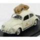 Volkswagen Beetle Shell Cranevelt Zoo Di Arnhem Holland - with Lion 1965 Light Grey Rio Models 4412/P