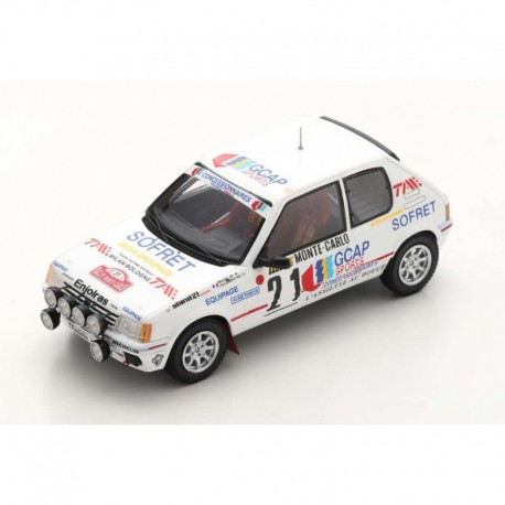 Peugeot 205 GTI 21 Rallye Monte Carlo 1988 3ème Ballet - Lallement Spark S9453