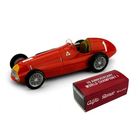 Alfa Romeo 158 1 F1 Angleterre 1950 Juan Manuel Fangio Brumm R036C