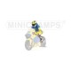 Yamaha YZR-M1 Moto GP Sachsenring 2006 Valentino Rossi Avec figurine Minichamps 322063196