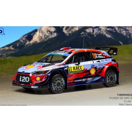Hyundai i20 Coupe WRC 19 Rallye de Catalunya 2019 S. Loeb - D. Elena IXO 18RMC052B 1/18
