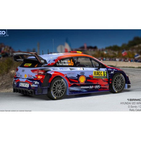 Hyundai i20 Coupe WRC 6 Rallye de Catalunya 2019 D. Sordo - C. Del Bario IXO 18RMC052C 1/18