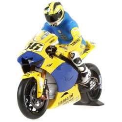 Yamaha YZR-M1 Moto GP Sachsenring 2006 Valentino Rossi Avec figurine Minichamps 322063196
