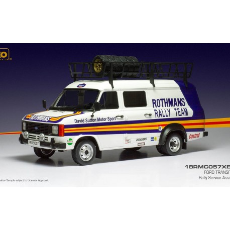 Ford Transit MKII Rothmans with roof accessories Rallye IXO 18RMC057