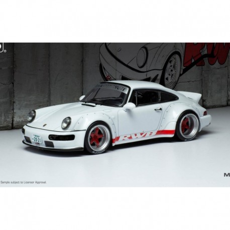 Porsche 964 RWB White Decorated IXO MOC305