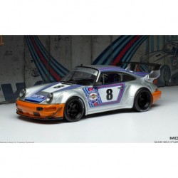 Porsche 964 RWB Silver IXO MOC307