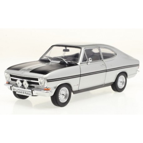 Opel Kadett B Rallye Silver Matt Black Whitebox WB124065