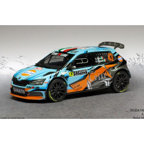 Skoda Fabia R5 Evo 43 Rallye Monte Carlo 2020 Gino Fappani IXO RAM750
