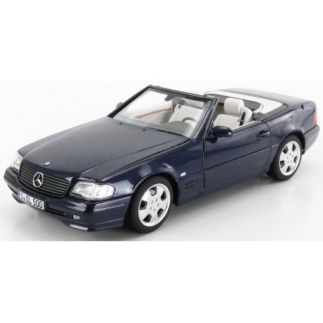 Mercedes 500 SL R129 with Softtop and Hardtop 1998 Dark Blue Norev B66040657