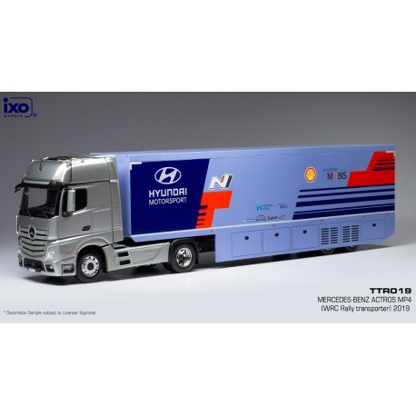 Mercedes Actros MP4 Hyundai Motorsport Rallye WRC 2019 IXO TTR019