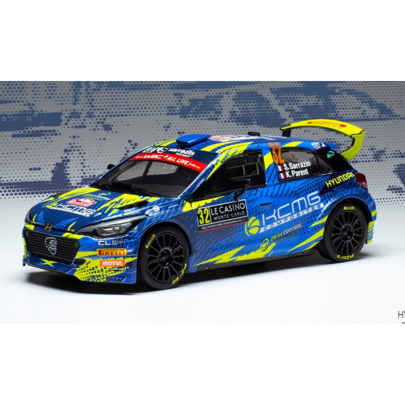 Hyundai i20 R5 30 Rallye de Sardaigne 2020 J. Huttunen - M. Lukka IXO RAM765 - Miniatures Autos Motos