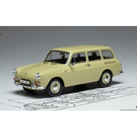 VW 1500 Variant Typ 3 1962 Beige IXO CLC355N