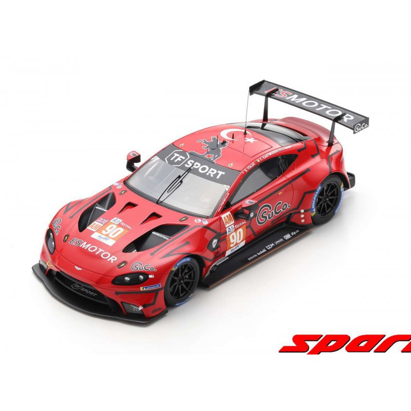 Diecast model cars Aston Martin Vantage 1/43 Spark AMR No.90 TF Sport 24h Le Mans 2020 J.Adam/C.Eastwood/S.Yoluc