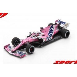 Racing Point Mercedes RP20 11 F1 Winner Sakhir 2020 Sergio Perez avec pitboard Spark S6485