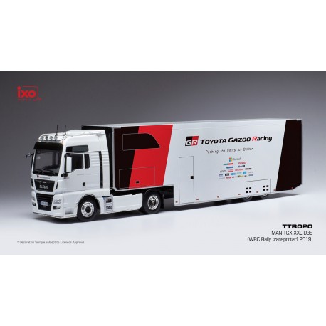 MAN TGX XXL D38 Toyota Gazoo Racing Rallye WRC 2019 IXO TTR020