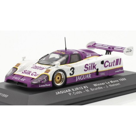 Jaguar XJR12 7.0L V12 3 Winner 24 Heures du Mans 1990 IXO LM1990