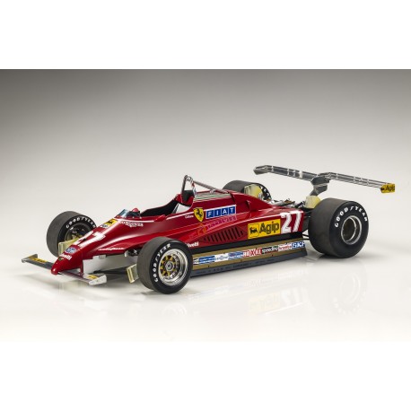 Ferrari 126 C2 twin rear spoiler 27 F1 Grand Prix des USA Long Beach 1982 Gilles Villeneuve GP Replicas GP1210E