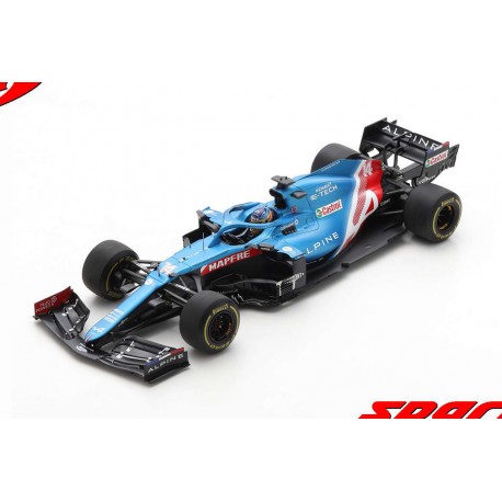 Alpine Renault A521 14 F1 Grand Prix de Bahrain 2021 Fernando Alonso Spark 18S580