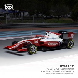 Dallara F3 28 F3 Circuit Paul Ricard 2019 Robert Schwartzman IXO GTM147