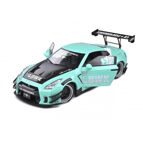 Nissan GTR 35 LB Work Type 2 Mint Green Solido S1805804