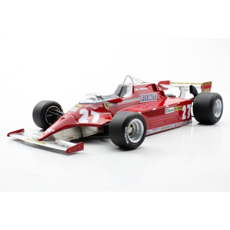 Ferrari 126 CK 27 F1 1981 Gilles Villeneuve GP Replicas GP016A 1/18