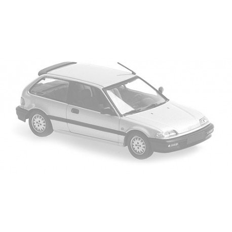 Honda Civic 1990 White Maxichamps 940161500