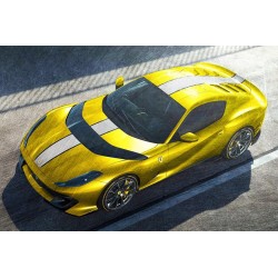 Ferrari 812 Competizione Giallo Tristrato with Grey livery Looksmart LS530F