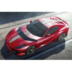 Ferrari 812 Competizione Rosso Fiorano wuth Grey livery Looksmart LS530D