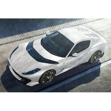 Ferrari 812 Competizione Bianco Italia Looksmart LS530B