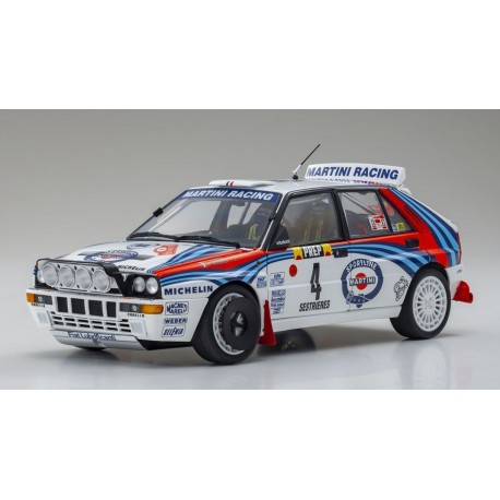 Lancia Delta HF Integrale night version 5 Rallye SanRemo 1992 Winner Aghini - Farnocchia Kyosho KYO08348A