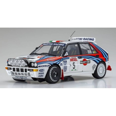 Lancia Delta HF Integrale Evoluzione night version 4 Rallye Monte Carlo 1992 Winner Auriol - Occelli Kyosho KYO08348B