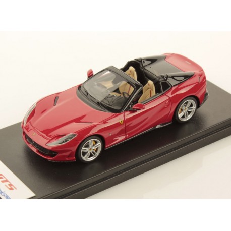 Ferrari 812 GTS Rosso Corsa with cover Nero DS Looksmart LS516M